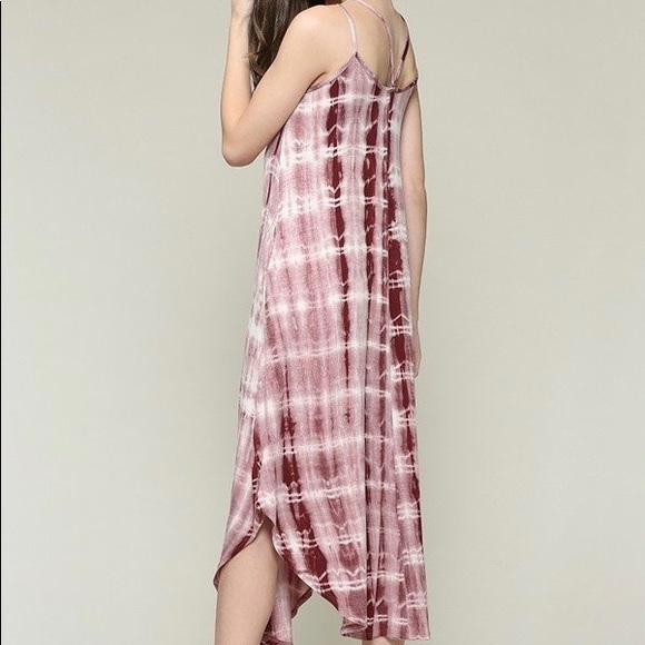 SUPER SOFT STRAPPY TIE DYE DRESS - Picture 9 of 15